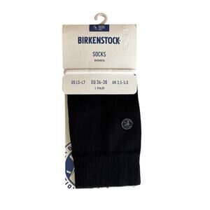 Birkenstock Footbed Comfort Sole Socks Black